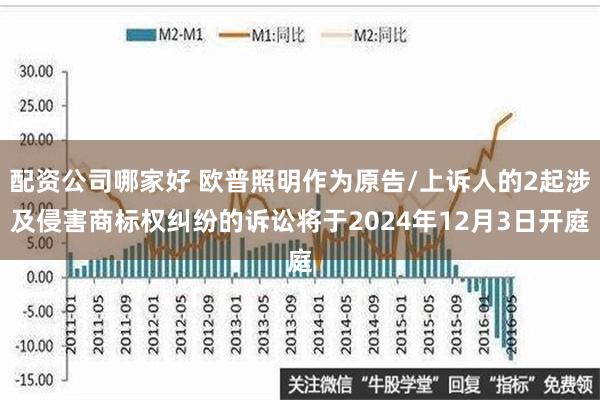 配资公司哪家好 欧普照明作为原告/上诉人的2起涉及侵害商标权纠纷的诉讼将于2024年12月3日开庭