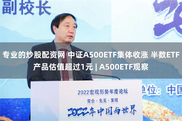 专业的炒股配资网 中证A500ETF集体收涨 半数ETF产品估值超过1元 | A500ETF观察